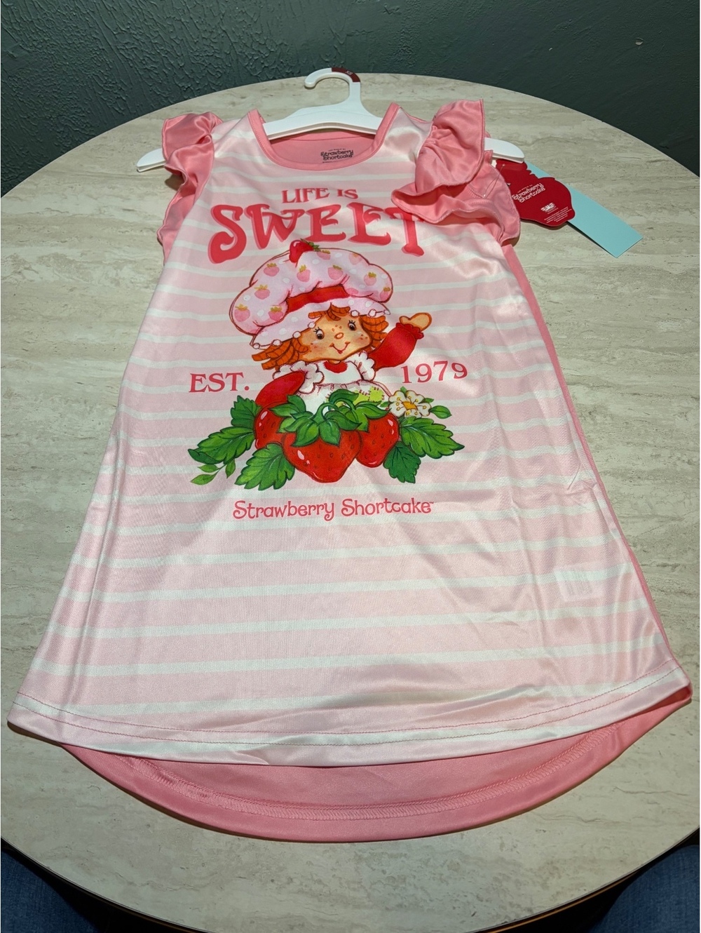 Strawberry Shortcake Girls' Nightgown Sleepwear Size XS